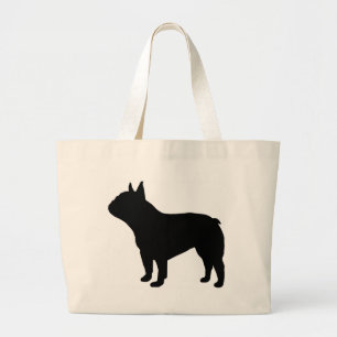 Grand Tote Bag ` de vitesse français de bouledogue