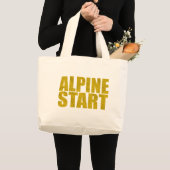 Grand Tote Bag Début alpin (Topo) (Devant (produit))