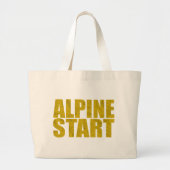 Grand Tote Bag Début alpin (Topo) (Devant)