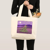 Grand Tote Bag Déesse et lune (Devant (produit))