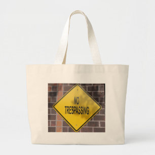Grand Tote Bag Défense d'entrer