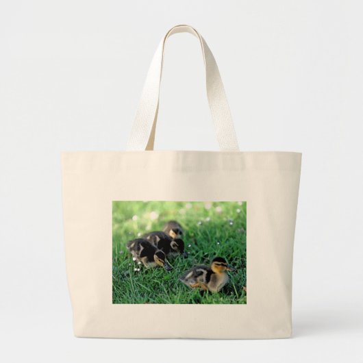 Grand Tote Bag Défilé de canards (Devant)