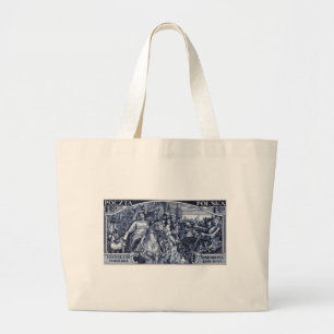 Grand Tote Bag Délivrance 1933 de timbre-poste de Vienne