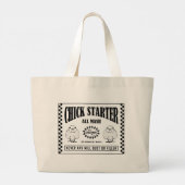 GRAND TOTE BAG DÉMARRAGE (Dos)