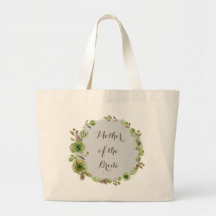 Grand Tote Bag Demoiselle d'honneur Mariée Mère du marié Fleurist