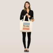 Grand Tote Bag Dépassé le repère (Devant (modèle))