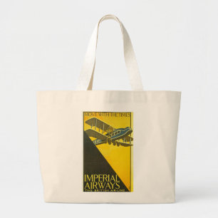 Grand Tote Bag Déplacer avec les heures