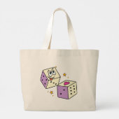 Grand Tote Bag Dés Chanceux (Dos)