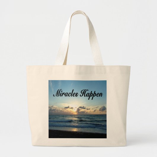 GRAND TOTE BAG DES MIRACLES SE PRODUISENT (Devant)