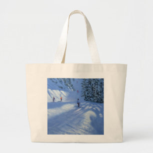 Grand Tote Bag Descente de ski de Morzine