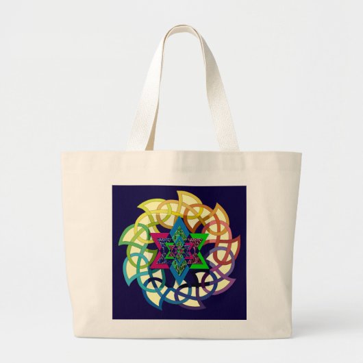 Grand Tote Bag Design celtique (Devant)
