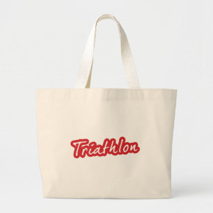 Grand Tote Bag Design de triathlon cool
