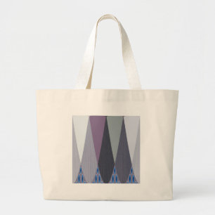 Grand Tote Bag Design oriental contemporain