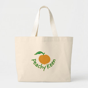 Grand Tote Bag Désireux couleur pêche