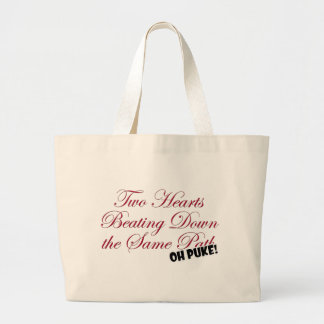 Grand Tote Bag Deux coeurs
