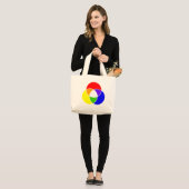 Grand Tote Bag diagramme de venn couleur (Devant (modèle))