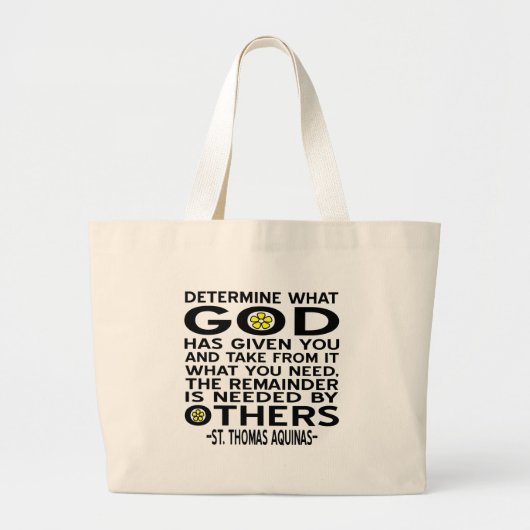 Grand Tote Bag Dieu a donné (Devant)