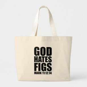 Grand Tote Bag Dieu déteste le 11h12 de figues - 14