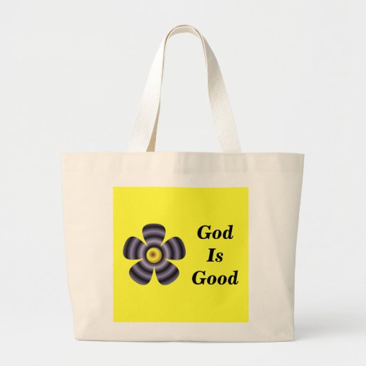 Grand Tote Bag Dieu est bon (Devant)