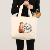 Grand Tote Bag dieux temps renards (Devant (produit))