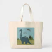 Grand Tote Bag Dino-mite Dinosaur (Devant)