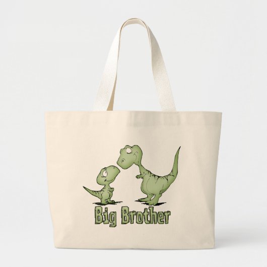 Grand Tote Bag Dinosaures Big Brother (Devant)