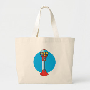 Grand Tote Bag distributeur de billes rétro