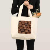 Grand Tote Bag Dites-le avec du chocolat ! (Devant (produit))