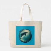 Grand Tote Bag Dive Deep Live Dolphin gratuit (Dos)