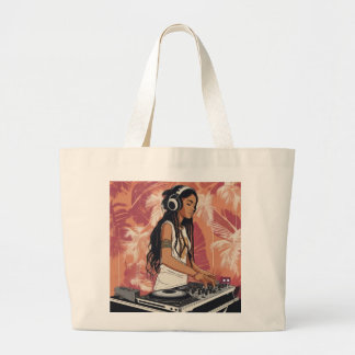 Grand Tote Bag dj afro girl