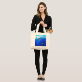 Grand Tote Bag Dolphin World WIND (Devant (modèle))