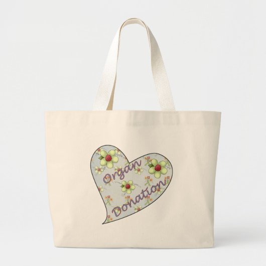 Grand Tote Bag Don d'organes (Devant)