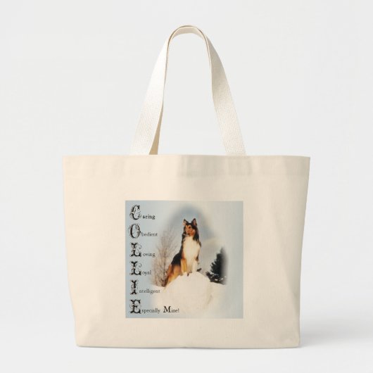 Grand Tote Bag Don Sable Rough Collie (Devant)