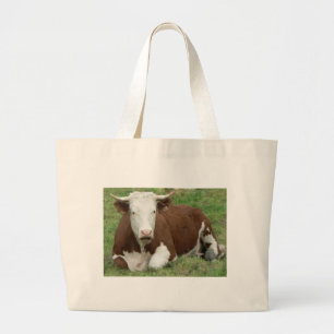 Grand Tote Bag Donnez-leur l'oiseau pour l'action de grâces