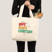 Grand Tote Bag Dope Black Christian (Devant (produit))