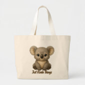 Grand Tote Bag Douce bébé koala (Devant)