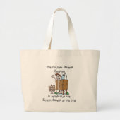 Grand Tote Bag Douche du camp (Devant)