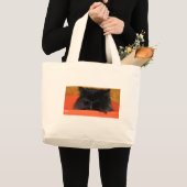 Grand Tote Bag Dougy le chat persan fourre-tout (Devant (produit))
