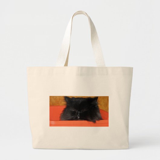 Grand Tote Bag Dougy le chat persan fourre-tout (Devant)