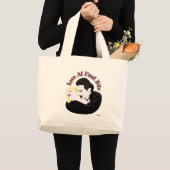 Grand Tote Bag Dracula, coup de foudre (Devant (produit))