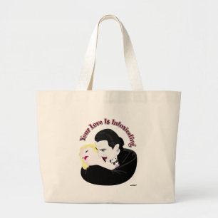 Grand Tote Bag Dracula, Votre Amour Est Enivrant