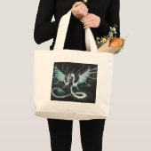 Grand Tote Bag Dragon (Devant (produit))