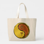 Grand Tote Bag Dragon de bois (Dos)