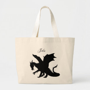 Grand Tote Bag Dragon Noir