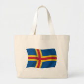 Grand Tote Bag Drapeau Aaland (Devant)