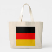 Grand Tote Bag Drapeau allemand (Dos)