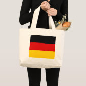 Grand Tote Bag Drapeau allemand (Devant (produit))