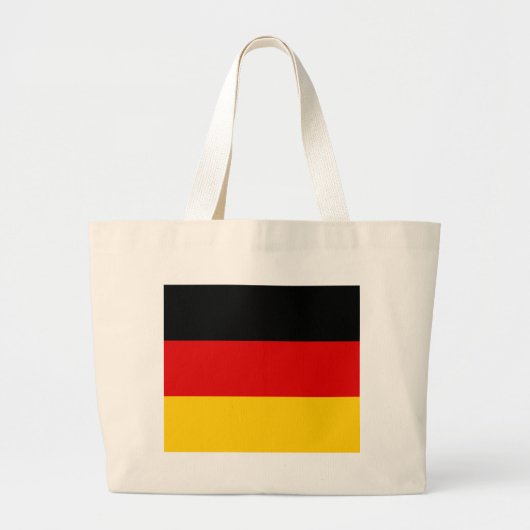 Grand Tote Bag Drapeau allemand (Devant)