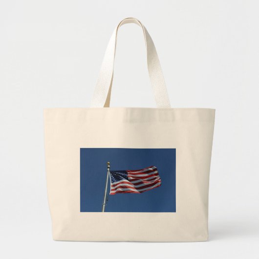 Grand Tote Bag Drapeau américain (Devant)