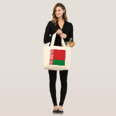 Grand Tote Bag Drapeau de Biélorussie (Devant (modèle))
